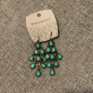 Turquoise dangling earrings